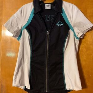 Women’s Harley-Davidson zip front top